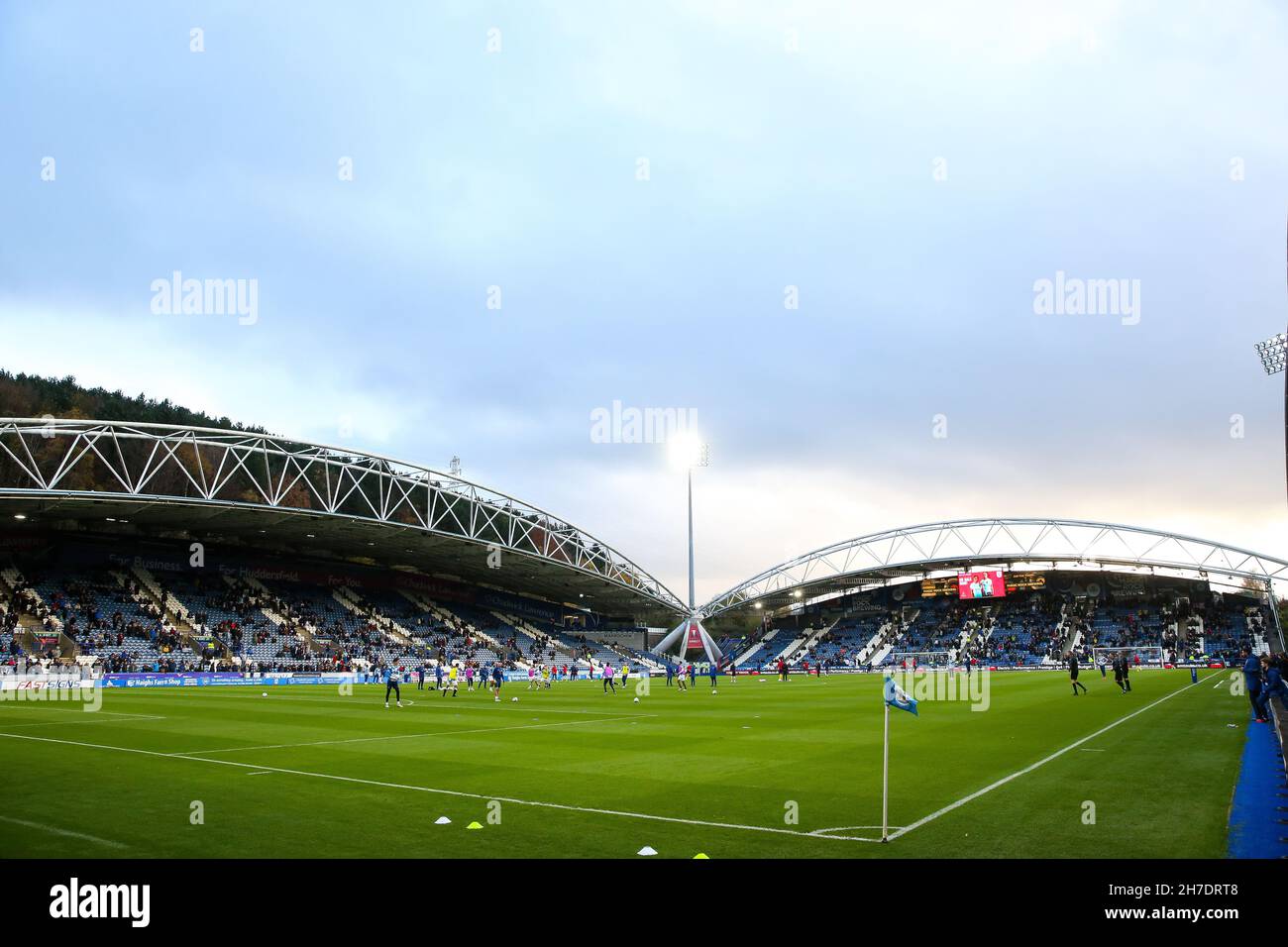 Huddersfield Town’s stadium prior to the during the Sky Bet ...