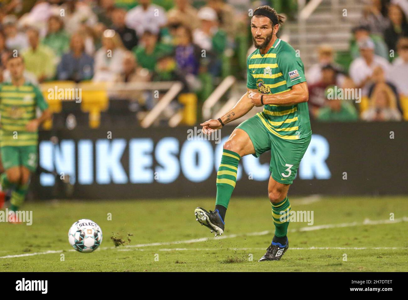 St. Petersburg, FL USA; Tampa Bay Rowdies defender Forrest Lasso (3