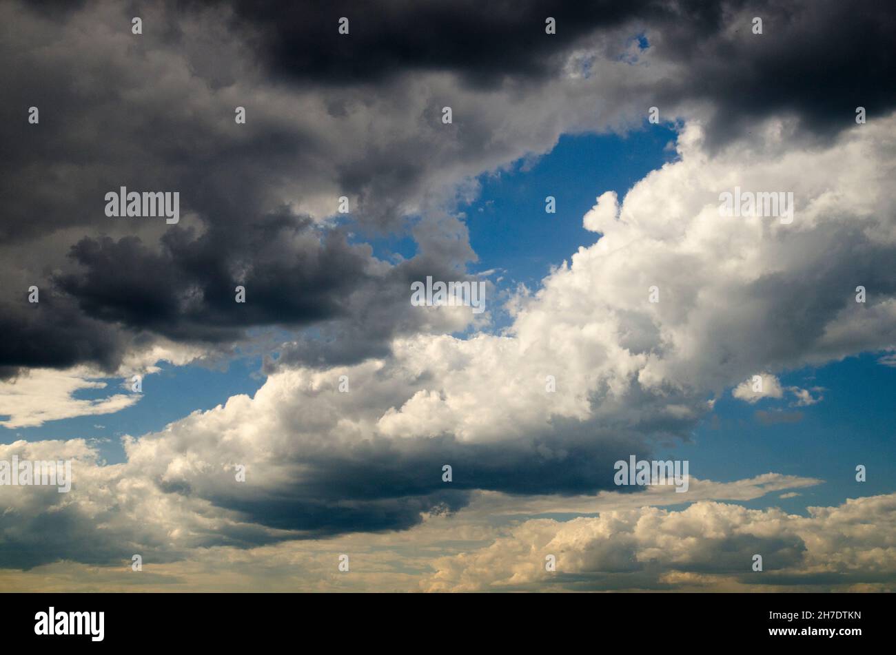 Stormy sky and clouds natural photo background Stock Photo - Alamy