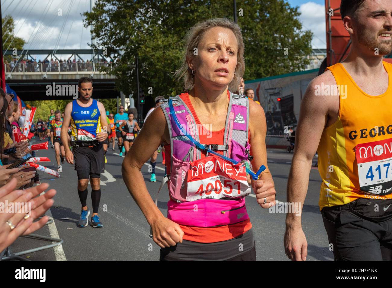 Marathon runner exhausted hi-res stock photography and images - Alamy
