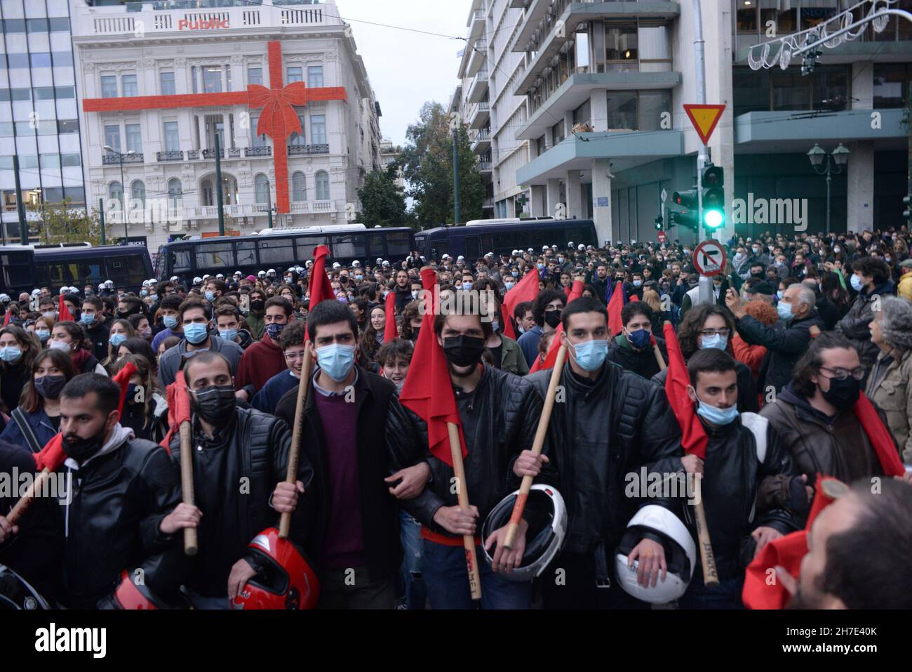 Athens polytechnic uprising hi-res stock photography and images - Alamy