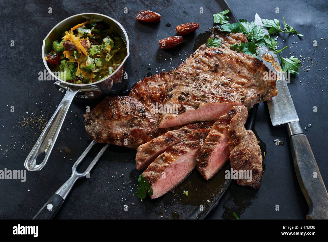 Grilled Secreto Ibérico pork Stock Photo Alamy