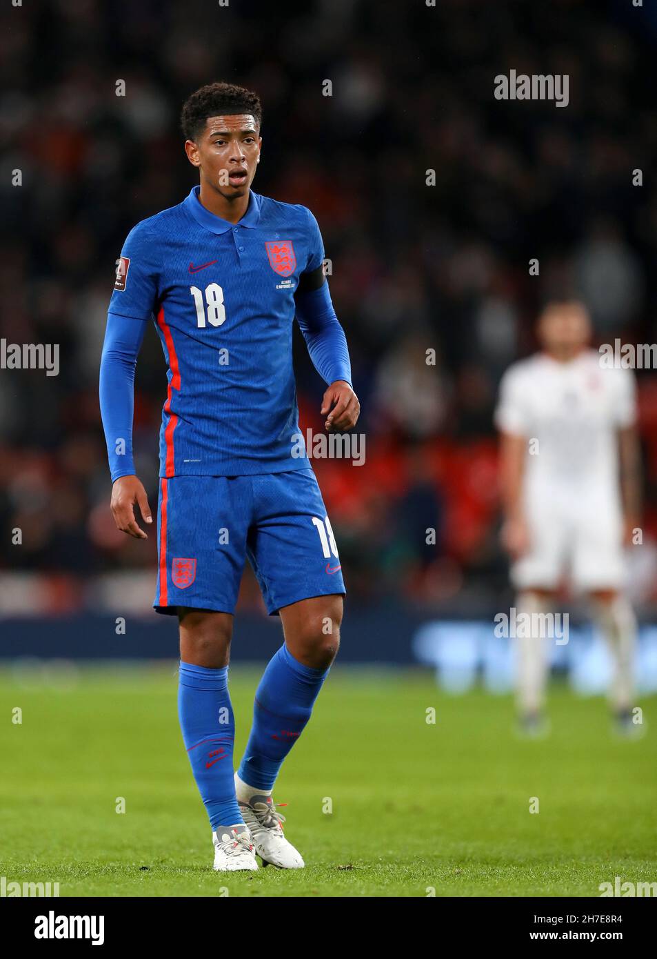 Jude Bellingham of England - England v Albania, FIFA 2022 World Cup