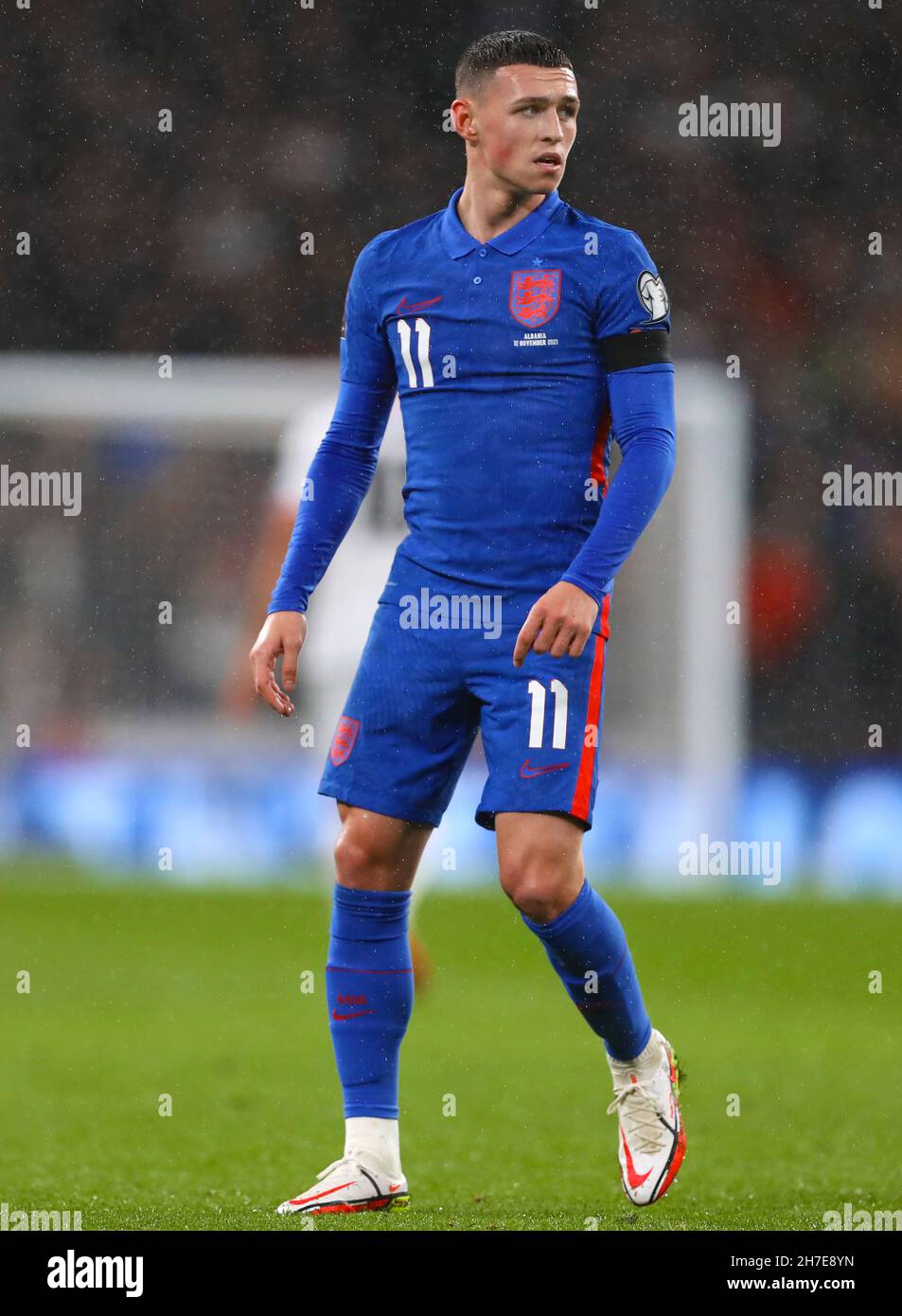 Phil Foden of England - England v Albania, FIFA 2022 World Cup