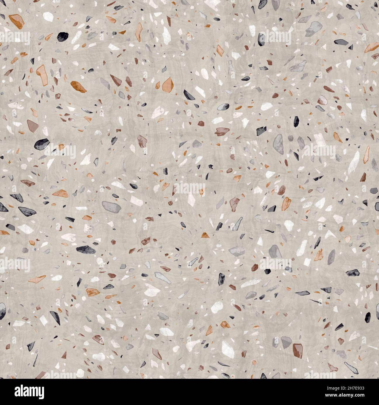 Seamless modern abstract random terrazzo pattern swatch Stock Photo - Alamy