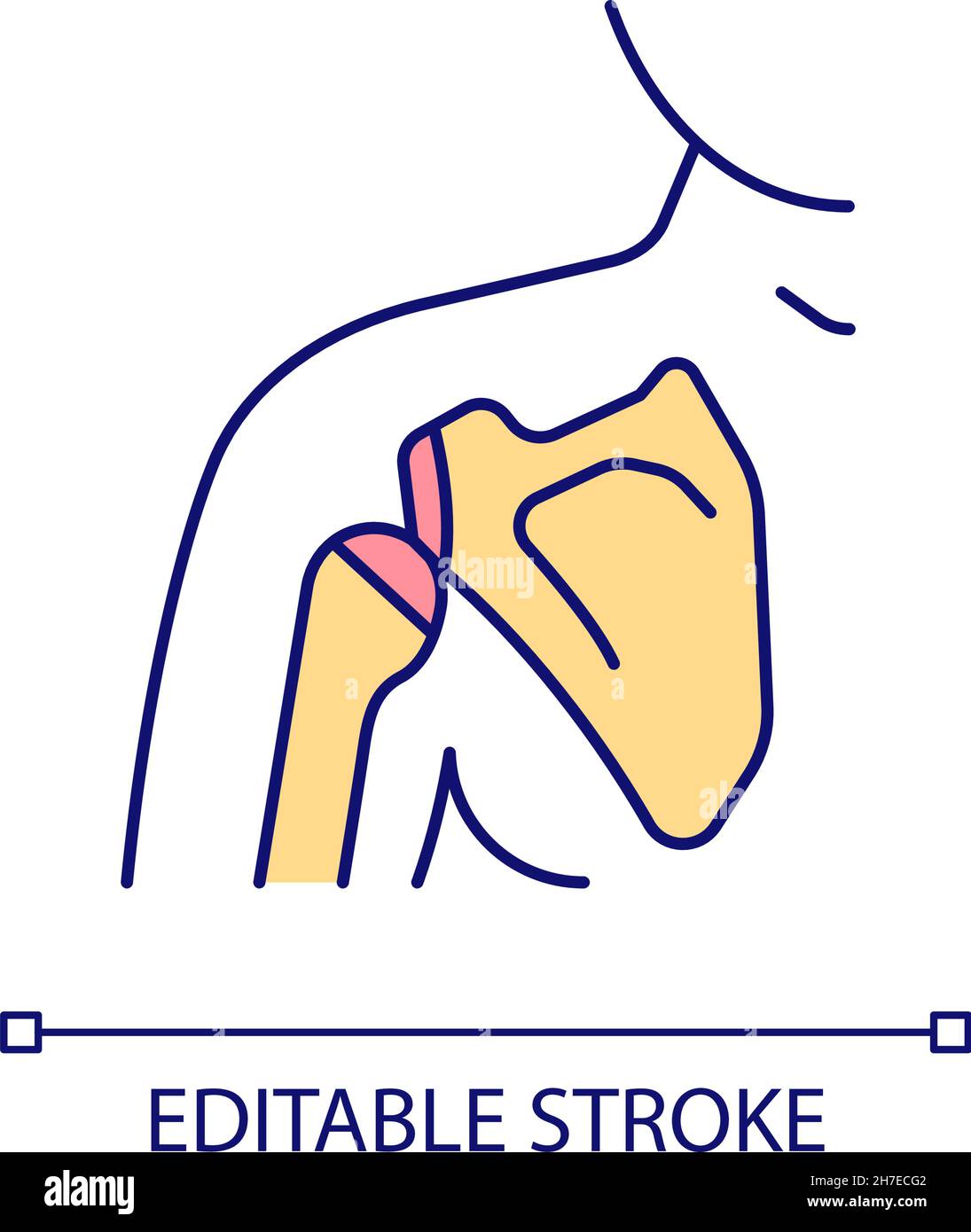 Shoulder joint Stock Vector Images - Alamy