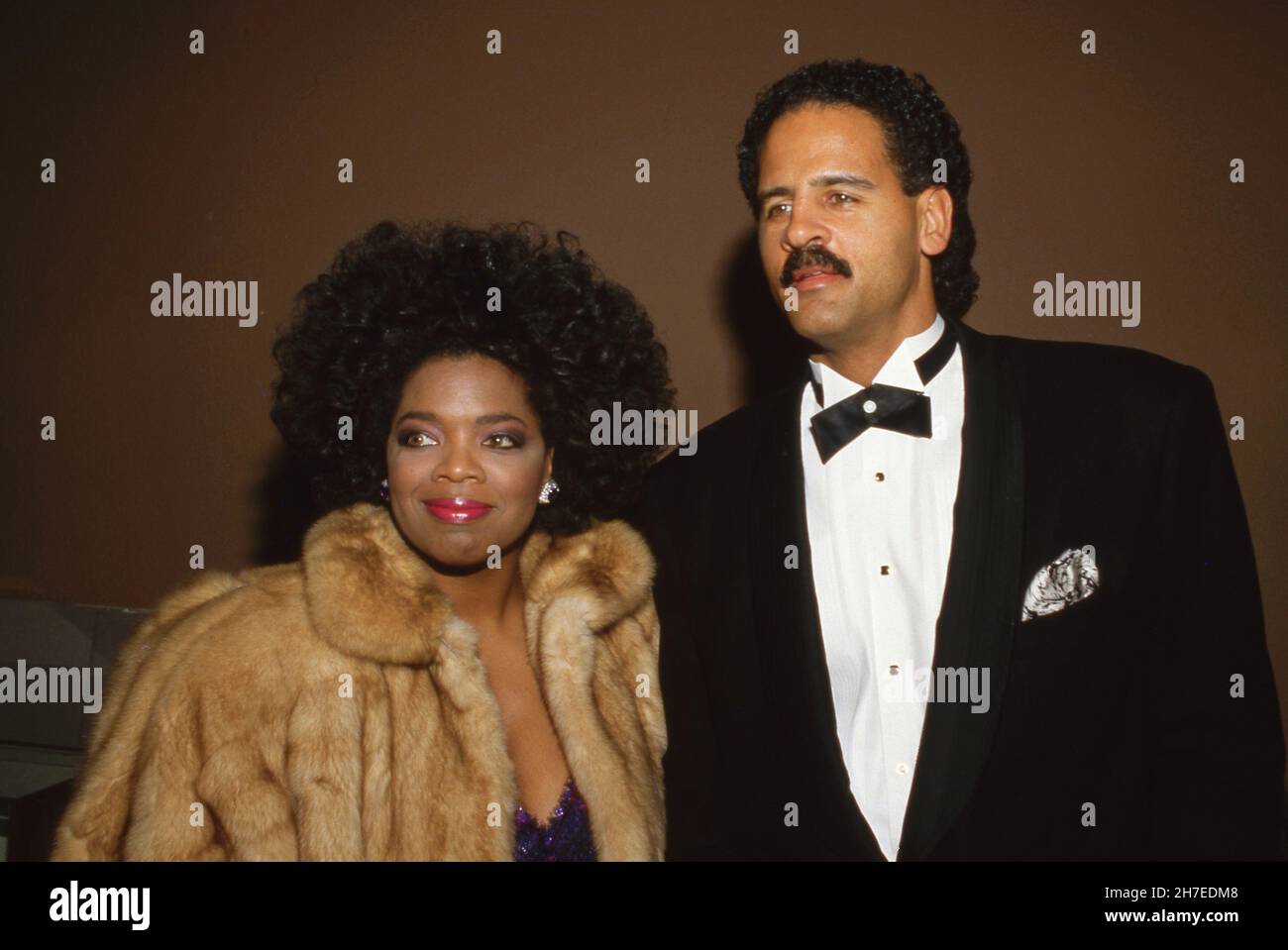 Oprah Winfrey and Stedman Graham at the Good Morning, Vietnam