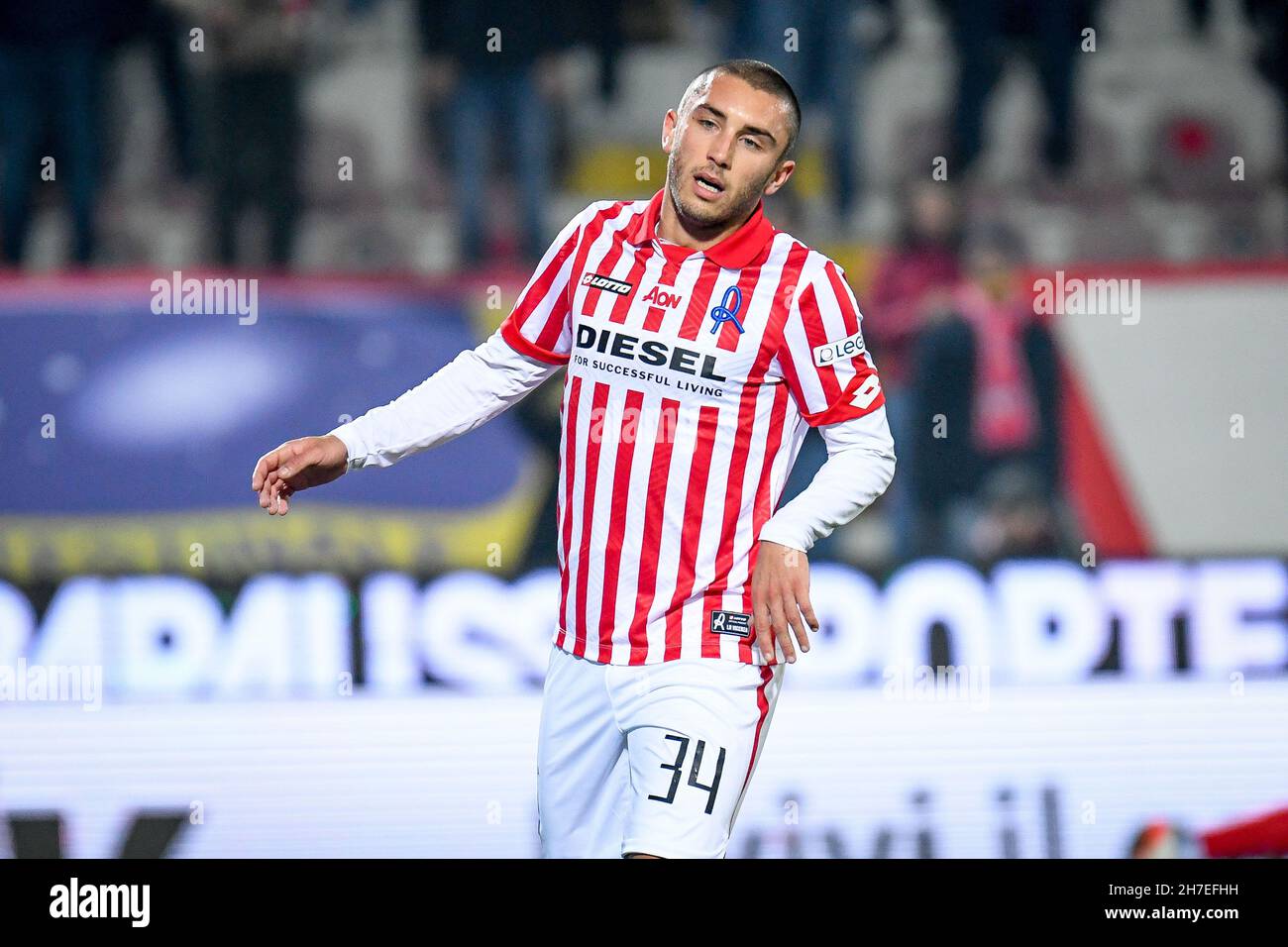 Stadio Romeo Menti, Vicenza, Italy, November 20, 2021, Nicola Dalmonte (Vicenza) portrait  during  LR Vicenza vs Brescia Calcio - Italian Football Cha Stock Photo