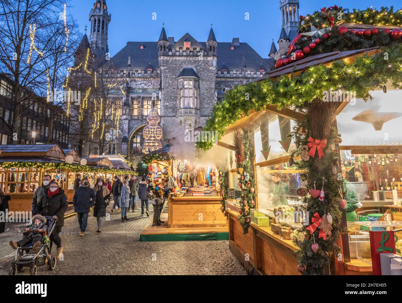 Aachen Weihnachtsmarkt 2021 Stock Photo Alamy