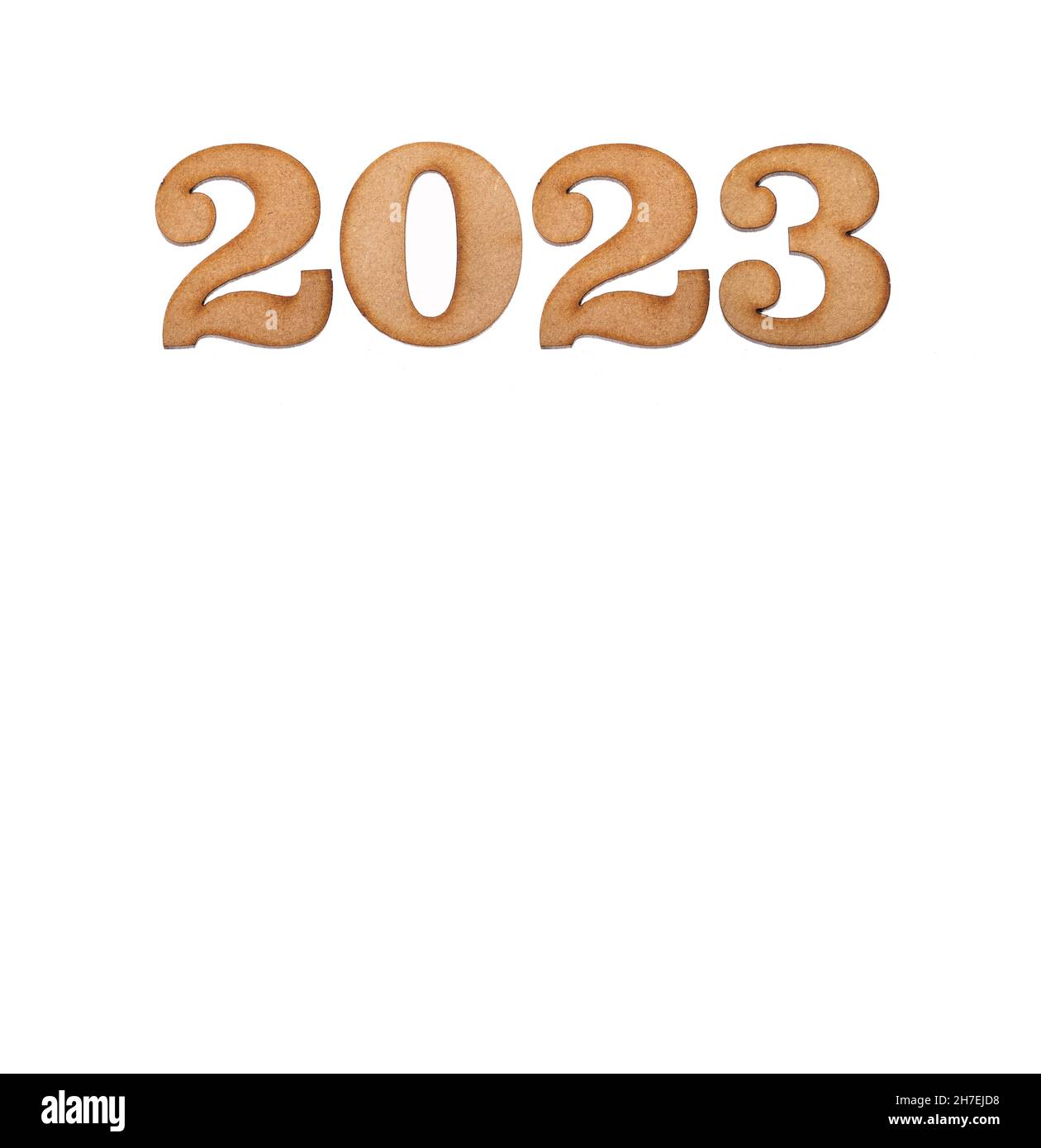 Goals For The New Year Happy New Year 2023 In Wooden Letters Stock Photo Alamy