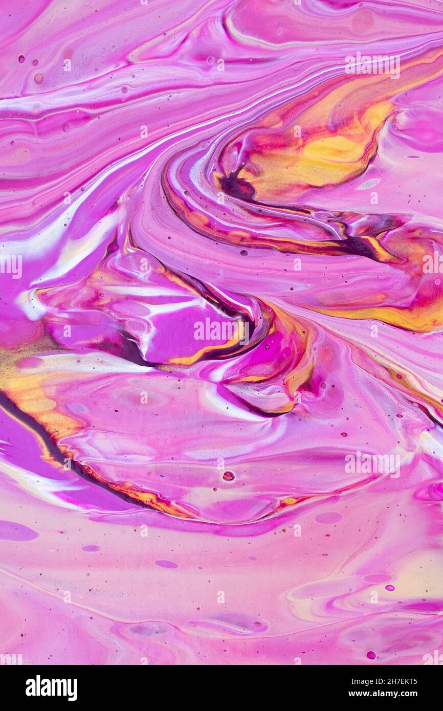 Fluid art painting. Abstract decorative marble texture Stock Photo - Alamy