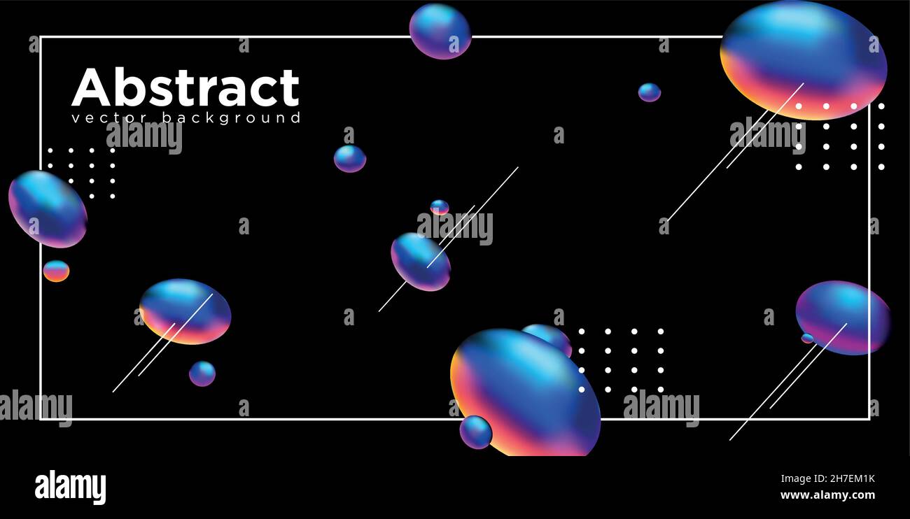 Abstract liquid shape. Fluid design. Stock Vector
