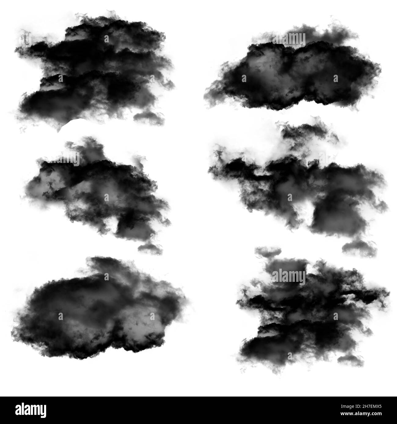 Stormy clouds over black Cut Out Stock Images & Pictures - Alamy