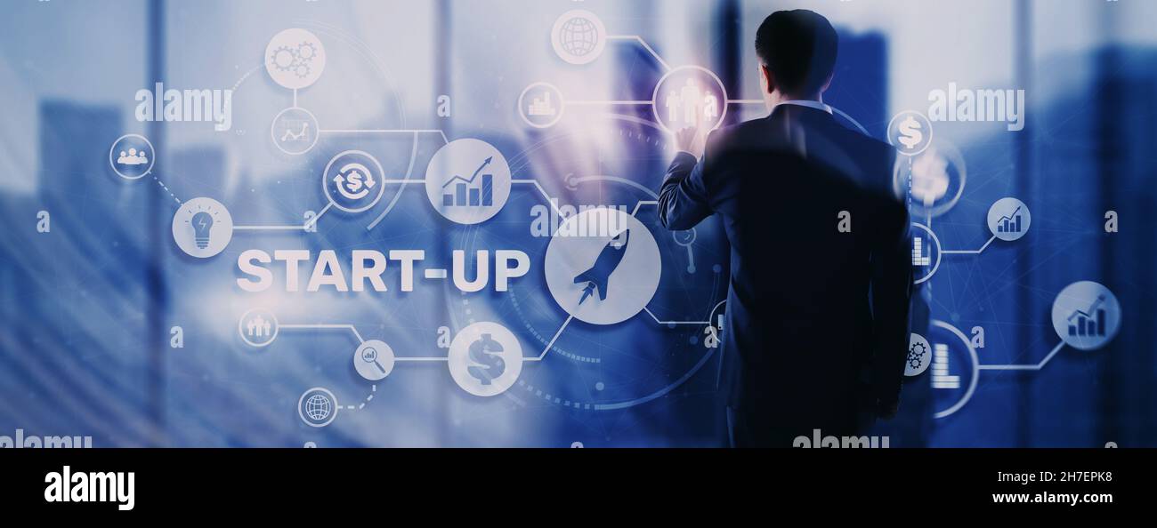 Start Up Mission Business Launch Team Success Concept 2022 Stock Photo ...