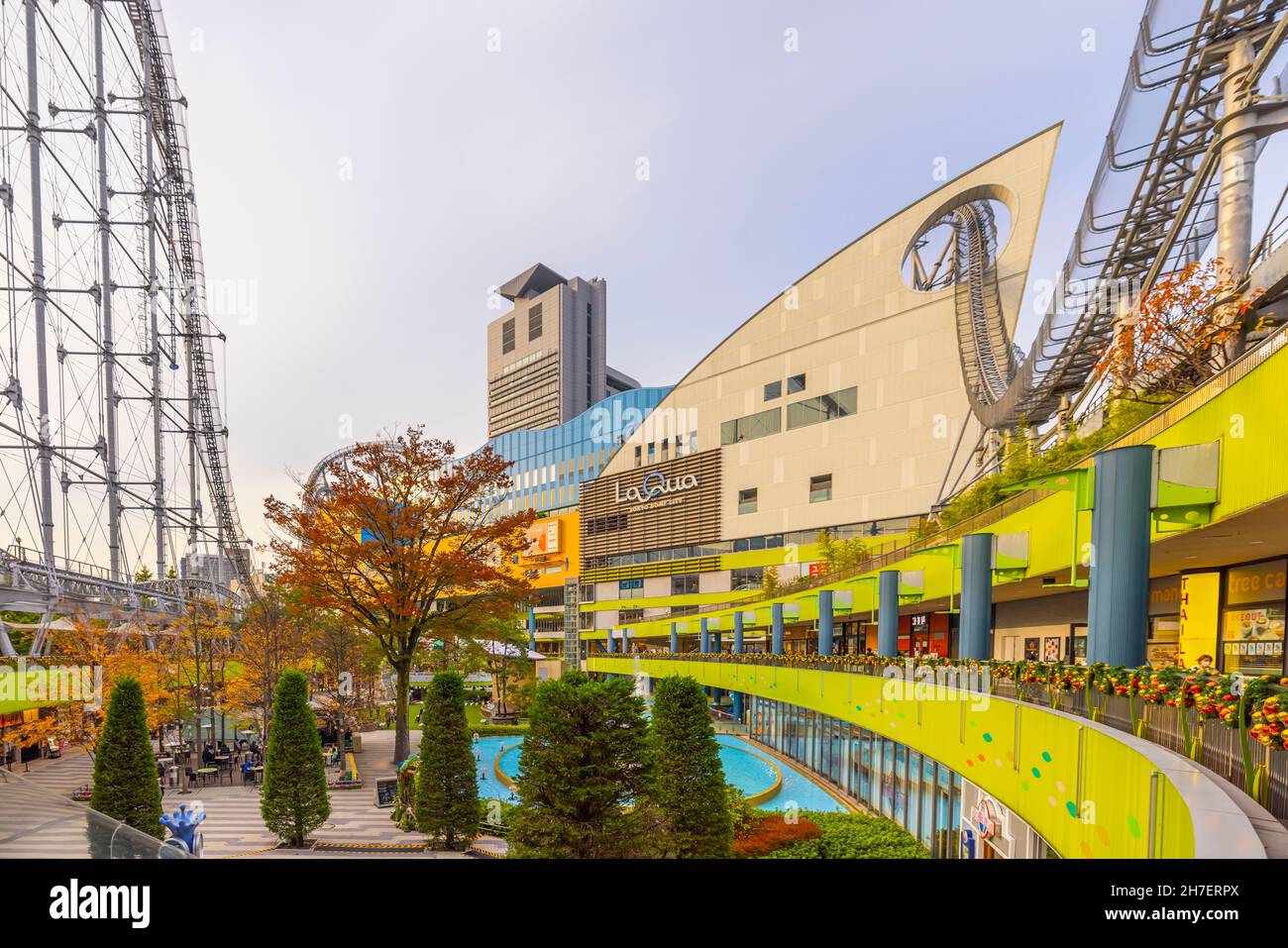 Tokyo Dome City is located in Bunkyo Ward, Tokyo, Japan. It's a famous