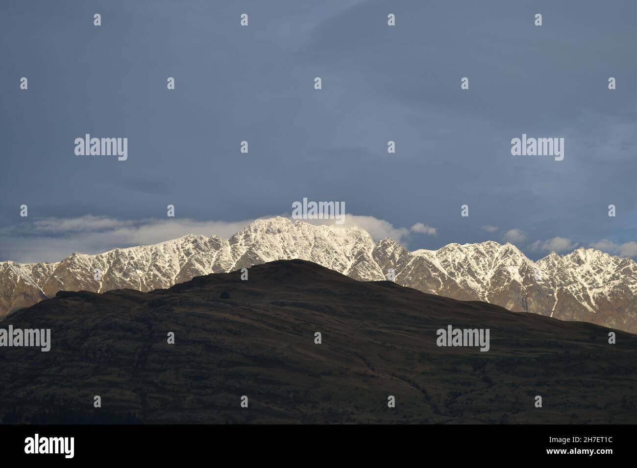 The Remarkables mountain range, Queenstown, New Zealand Stock Photo - Alamy