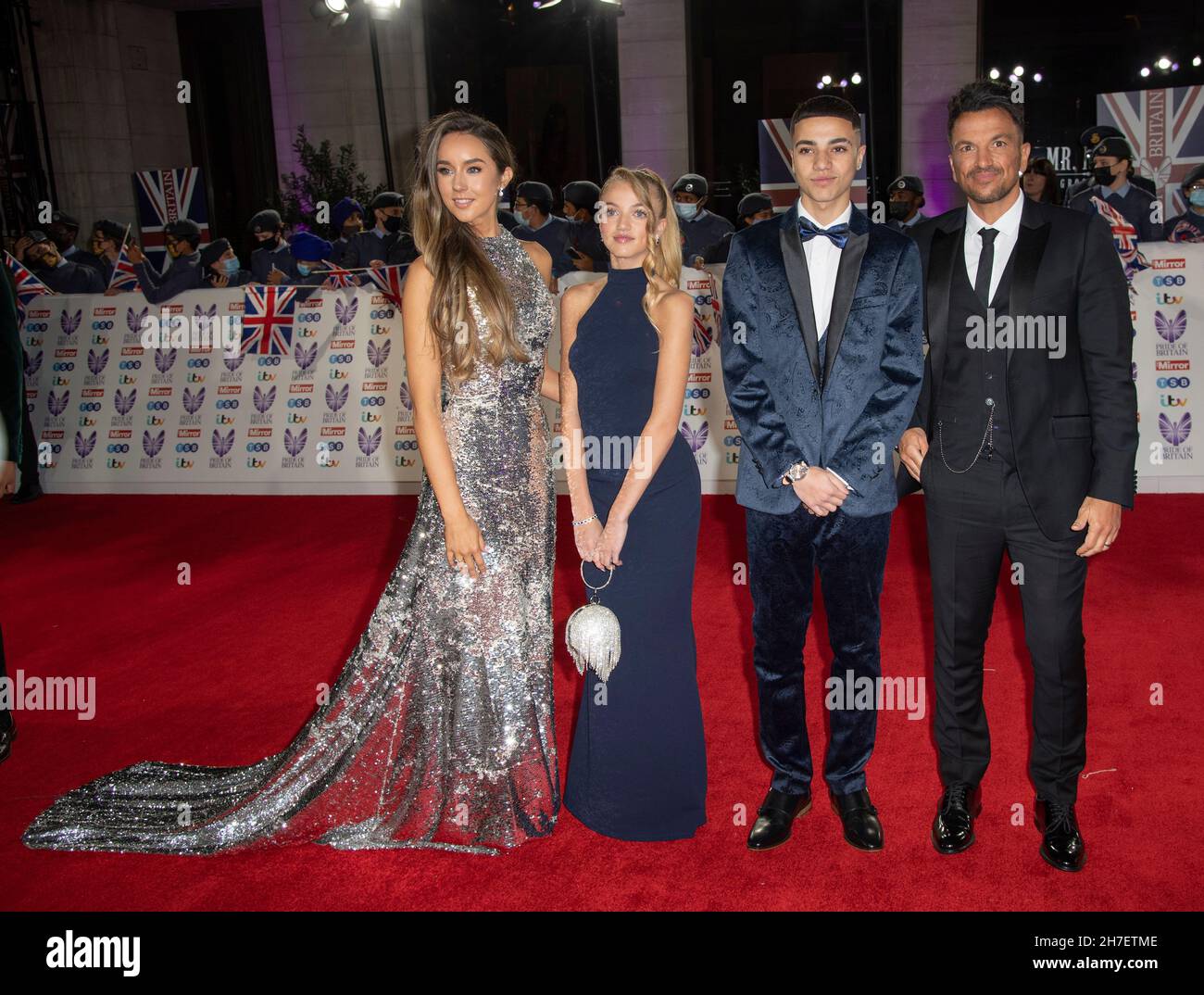 London, UK. Emily MacDonagh, Princess Andre, Junior Andre and Peter