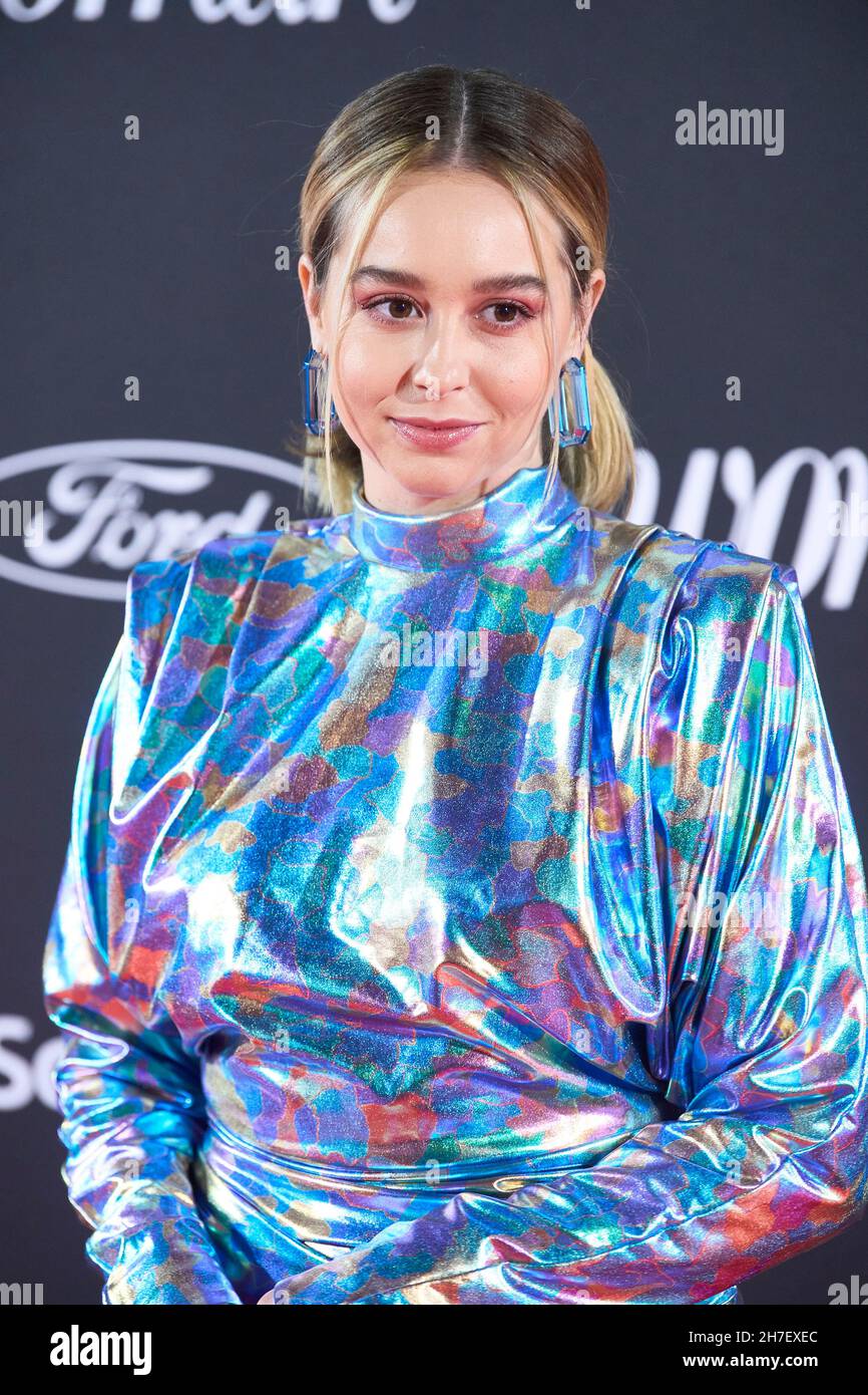 November 22, 2021, Madrid, Madrid, Spain: Paula Usero attends Woman Planet Awards from Woman Madame Figaro at Royal Academy of Fine Arts of San Fernando on November 22, 2021 in Madrid, Spain (