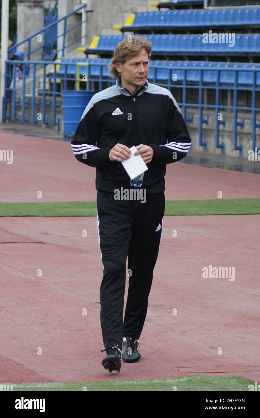 Russian federation. Moscow. The head coach of the Russian national football  team is Valery Karpin Stock Photo - Alamy