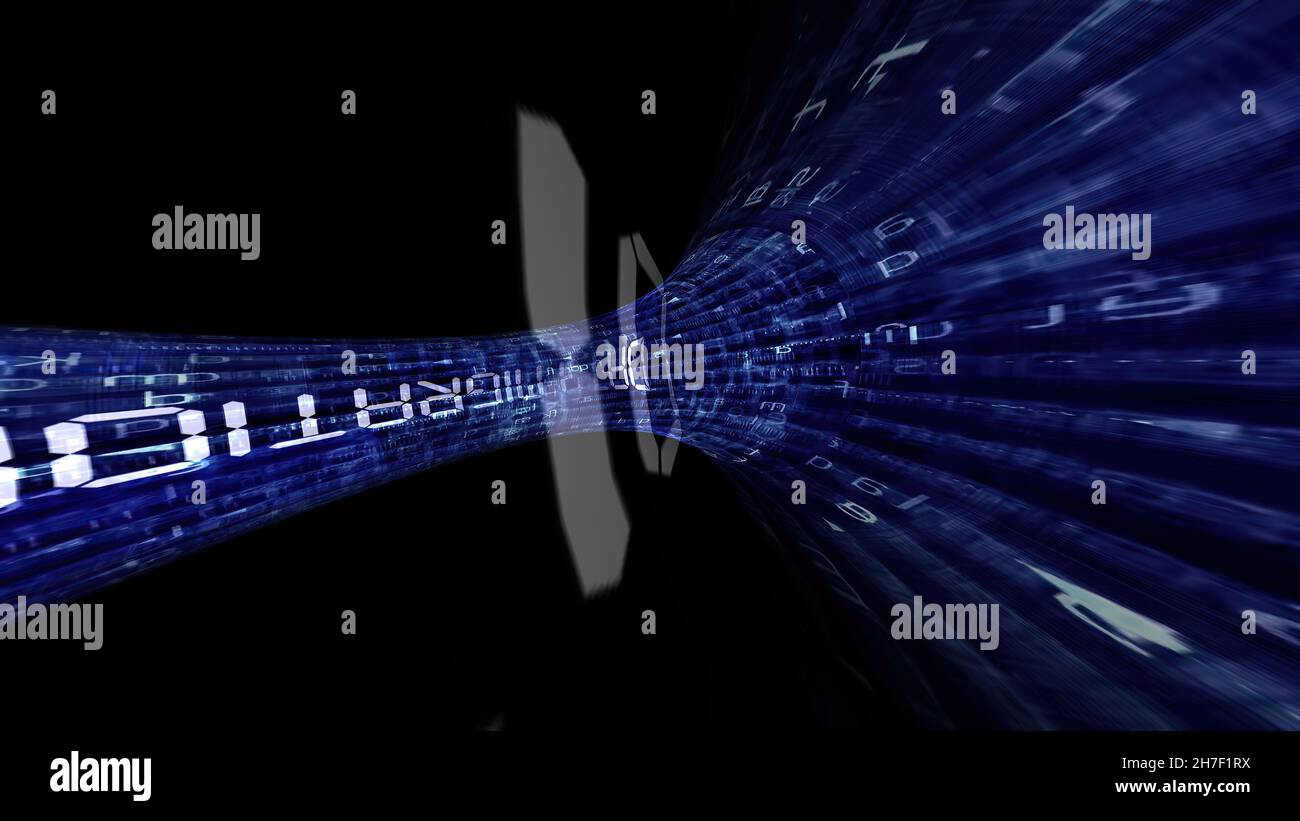 Driving through the data migration tunnel Stock Photo - Alamy