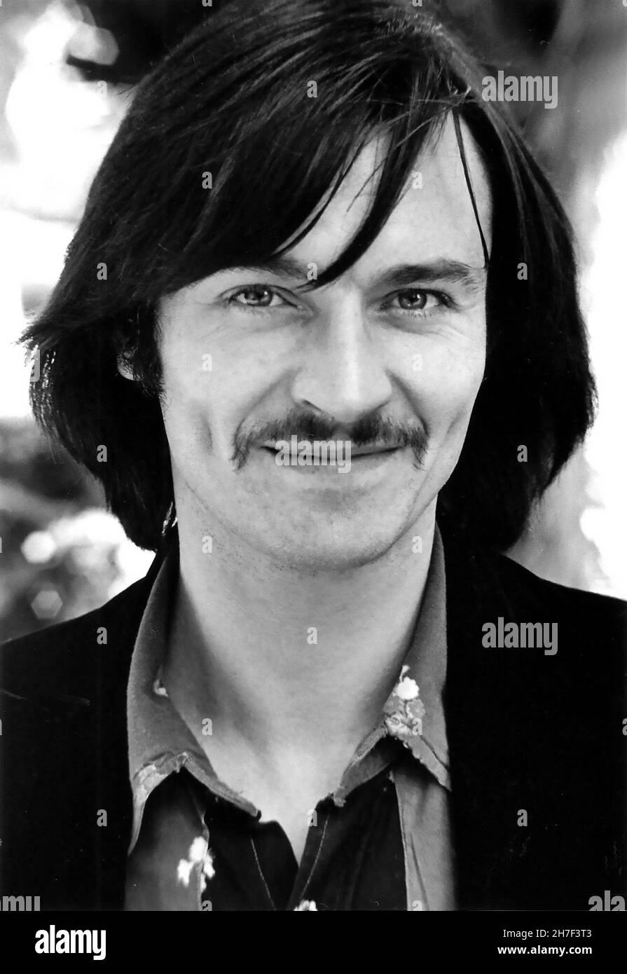 Paul Whitehead portrait by Robert Landau circa 1977 Stock Photo