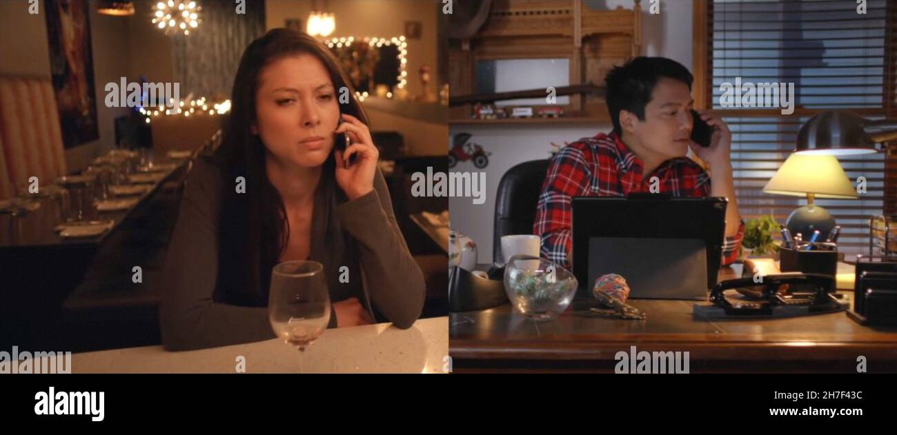 CHRISTMAS AT THE RANCH, from left: Laur Allen, Archie Kao, 2021 ...
