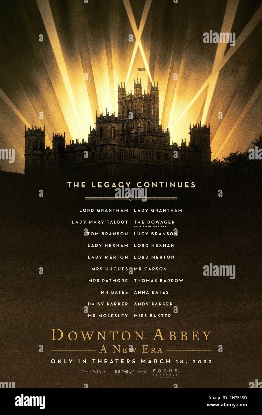 Cartel De Downton Abbey Downton Abbey A New Era 2022 Poster By Marisol