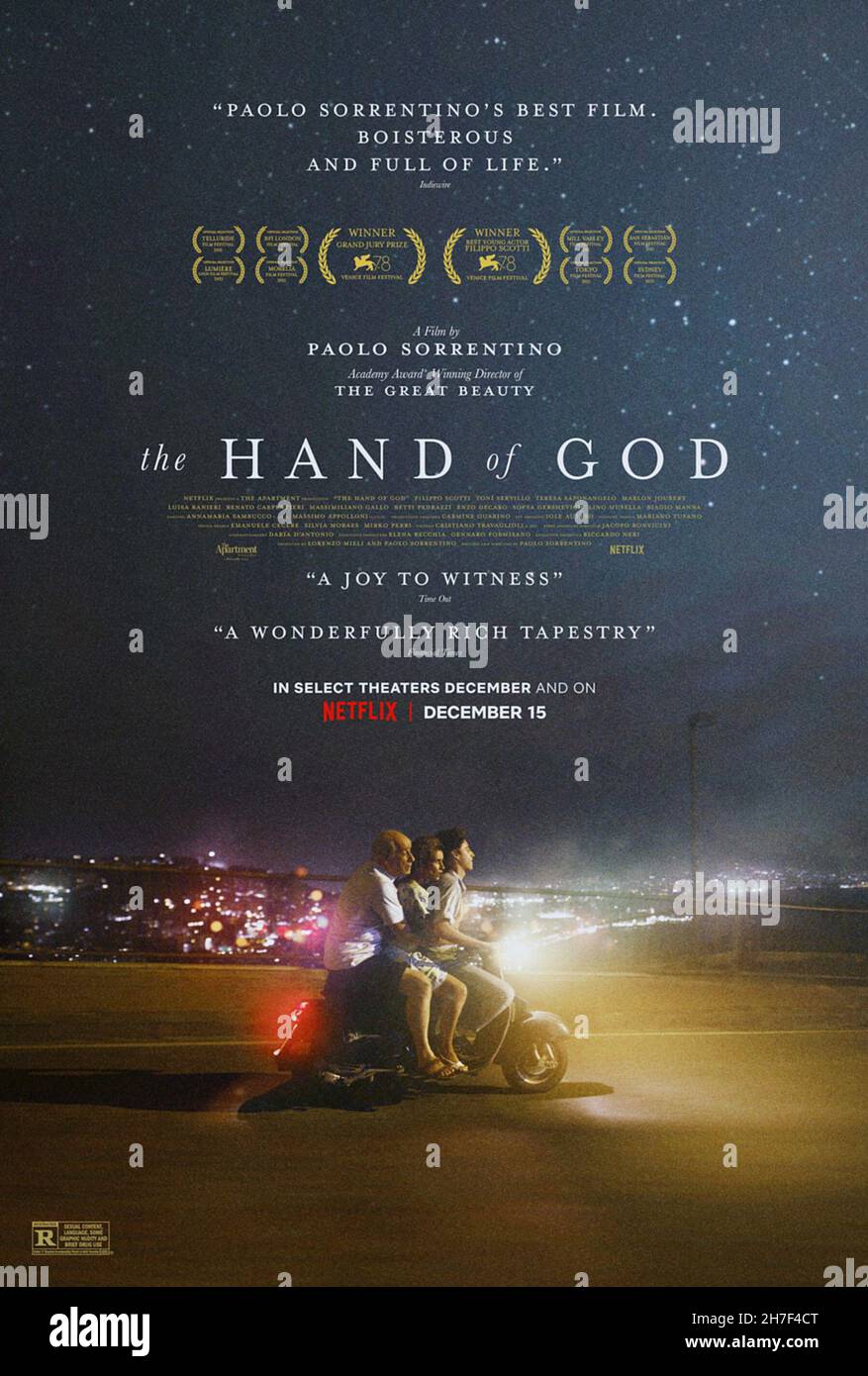 THE HAND OF GOD, (aka E STATA LA MANO DI DIO), US poster, from left ...