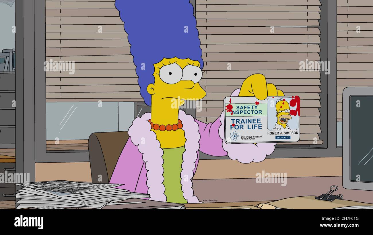 THE SIMPSONS, Marge Simpson (voice: Julie Kavner), A Serious Flanders: Part  2', (Season 32, ep. 3222, aired Nov. 14, 2021). photo: ©Fox / Courtesy  Everett Collection Stock Photo - Alamy