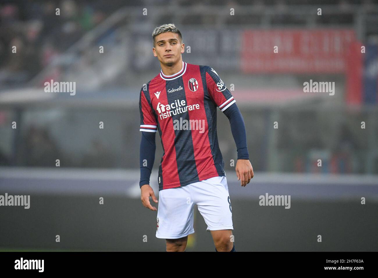 Bologna, Italy. 21st Nov, 2021. Bologna's Nicolas Dominguez portrait during Bologna FC vs Venezia FC, italian soccer Serie A match in Bologna, Italy, November 21 2021 Credit: Independent Photo Agency/Alamy Live News Stock Photo