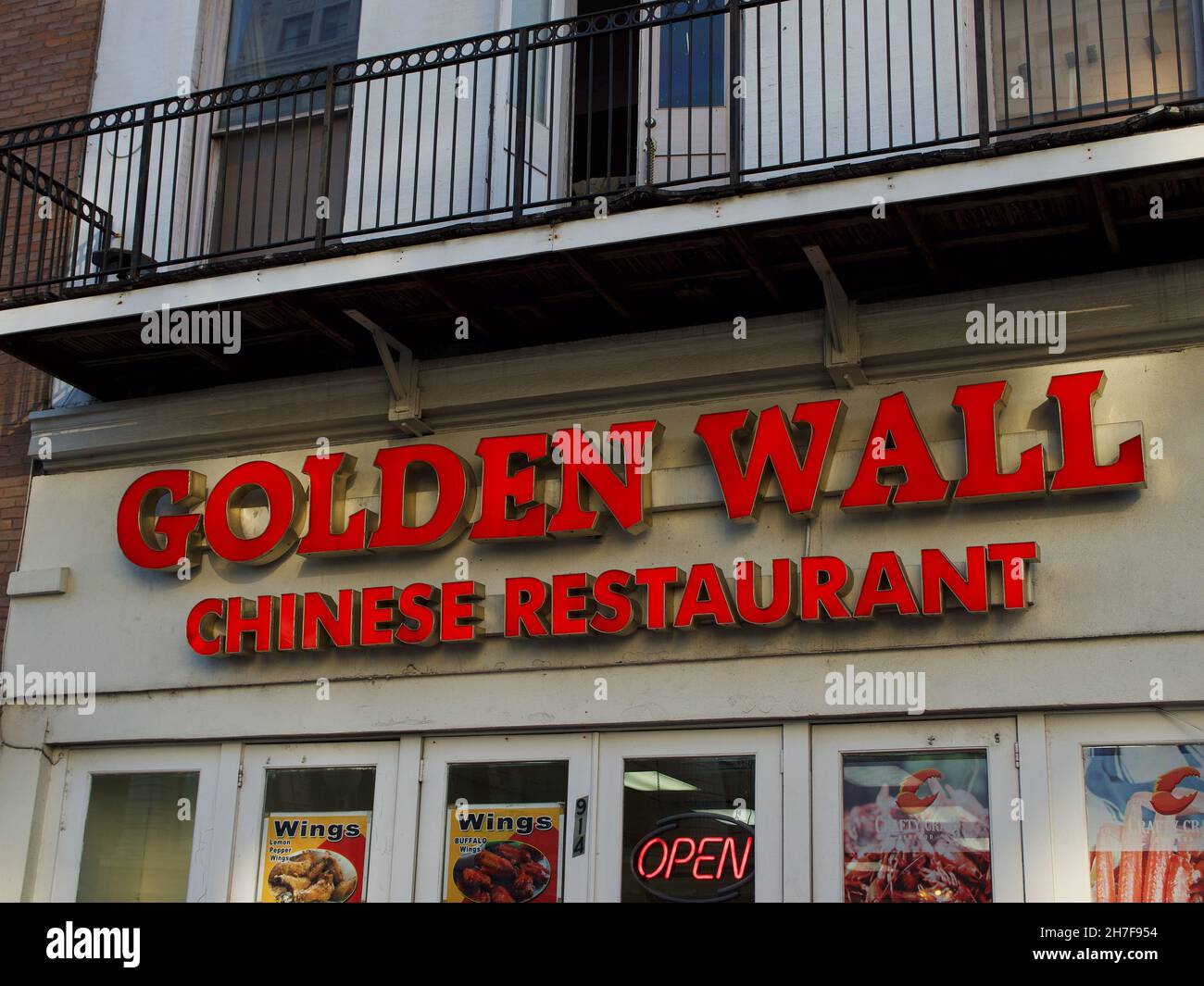 NEW ORLEANS, UNITED STATES Oct 25, 2021 The Golden Wall Chinese