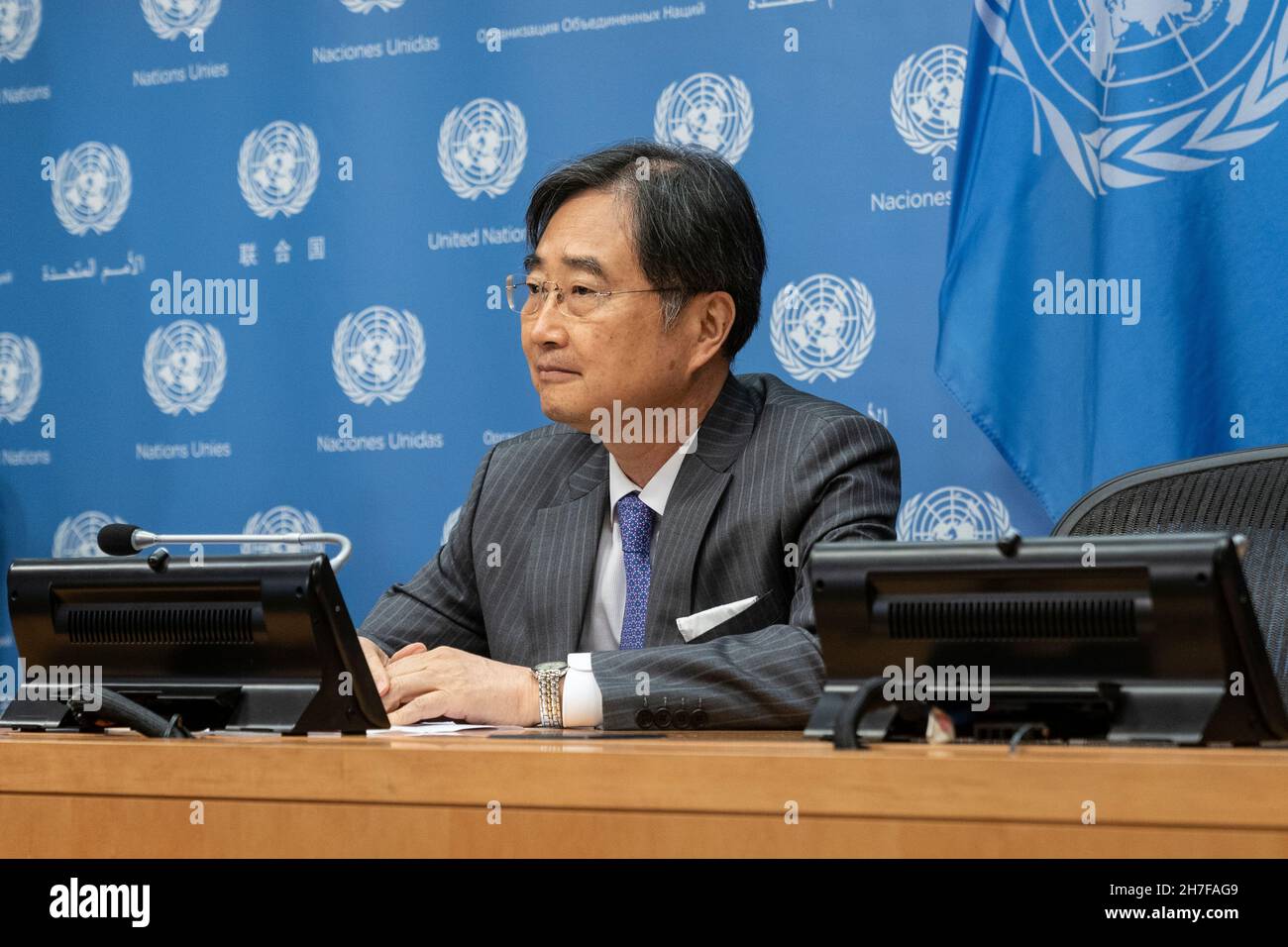 New York, NY - November 22, 2021: Permanent Representative of the ...