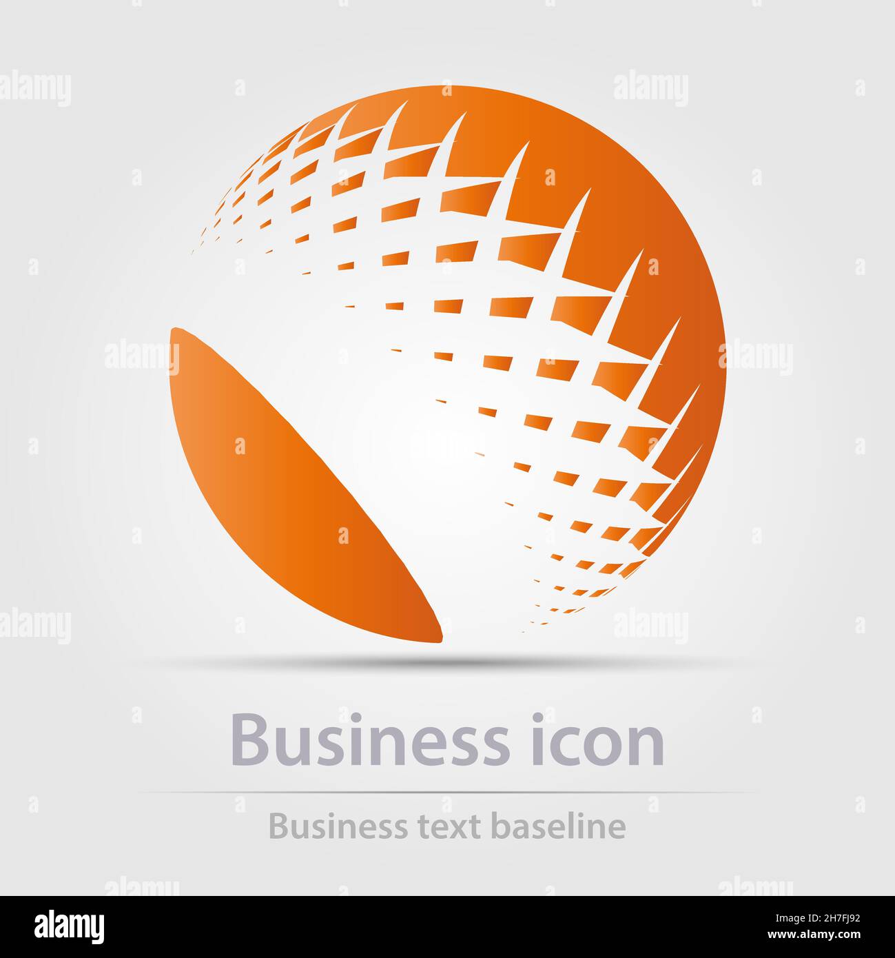 Originally designed color abstract vector business icon for creative design tasks Stock Vector