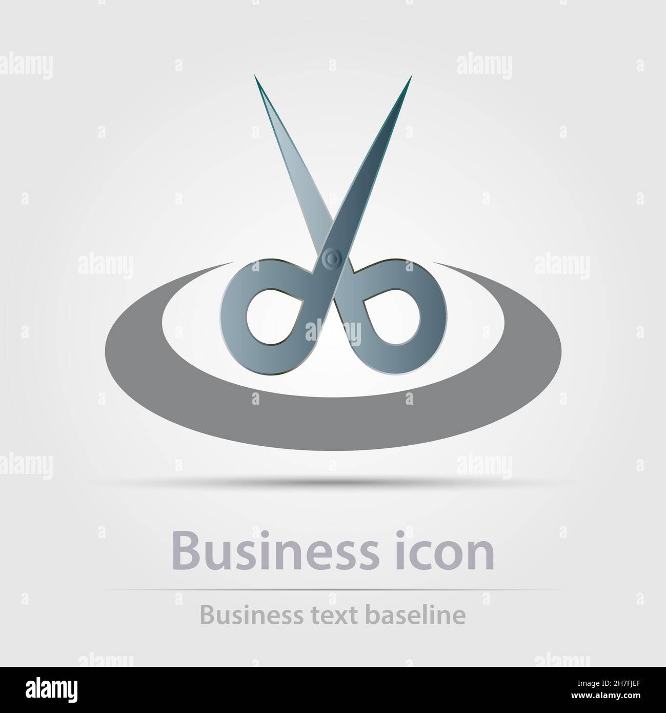 Originally designed color abstract vector business icon for creative design tasks Stock Vector