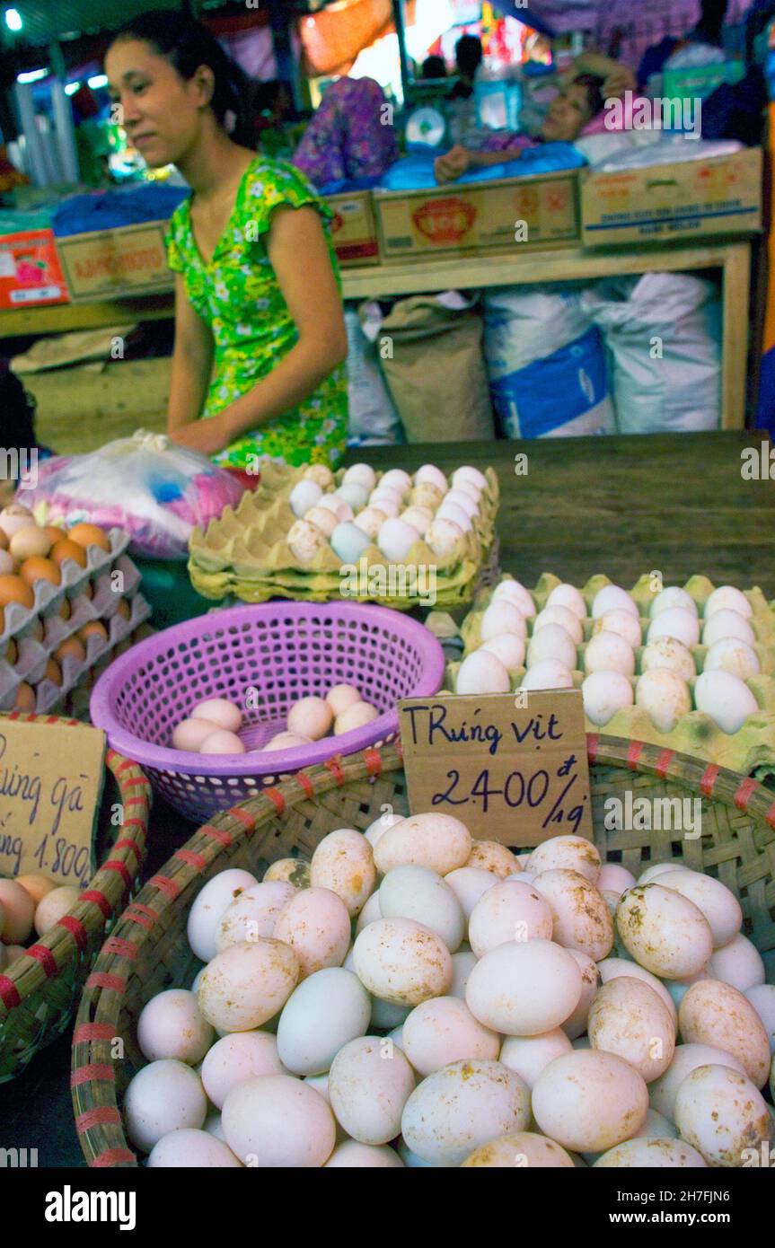 VIETNAM, HANOI, EGGS FOR SALES IN A MARKET Stock Photo Alamy