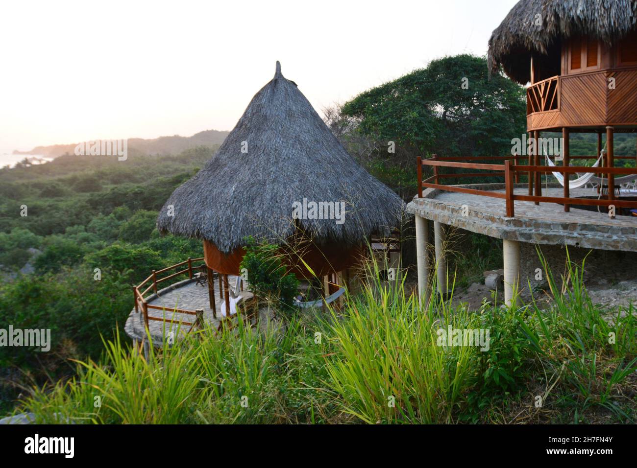 COLOMBIA. TAYRONA NATIONAL PARK. TAYRONA LODGE Stock Photo Alamy