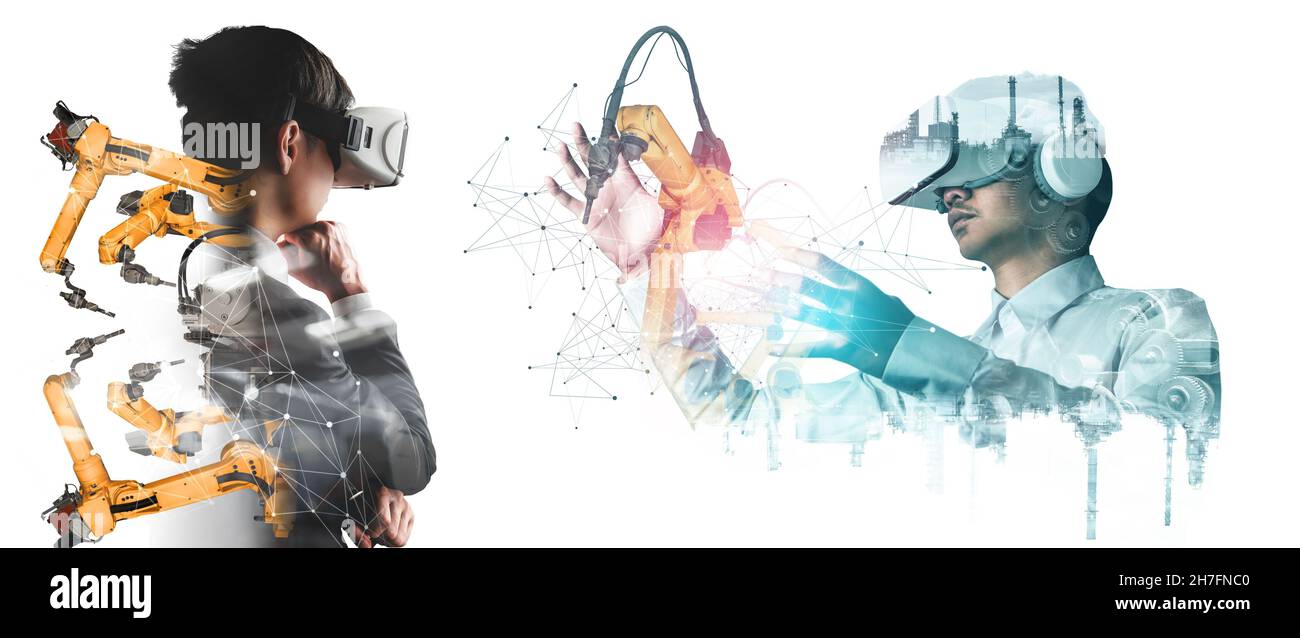 Future VR technology for mechanized industry robot arm control