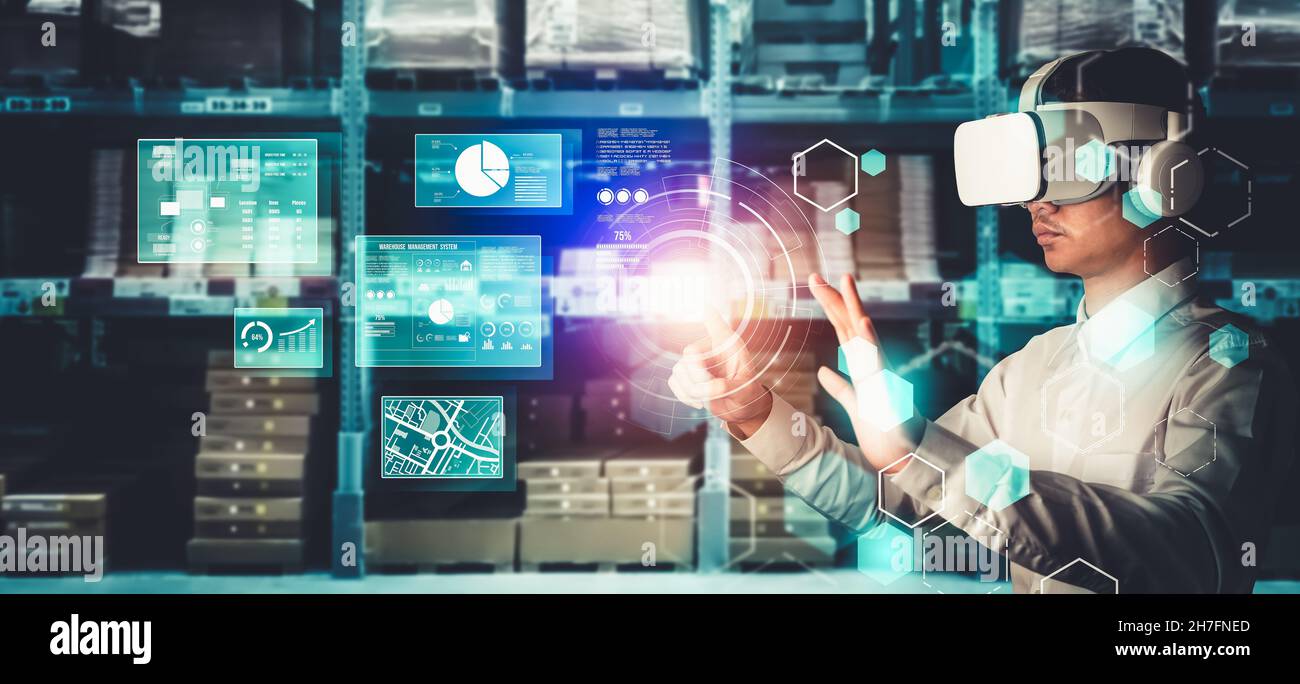 Future virtual reality technology for innovative VR warehouse