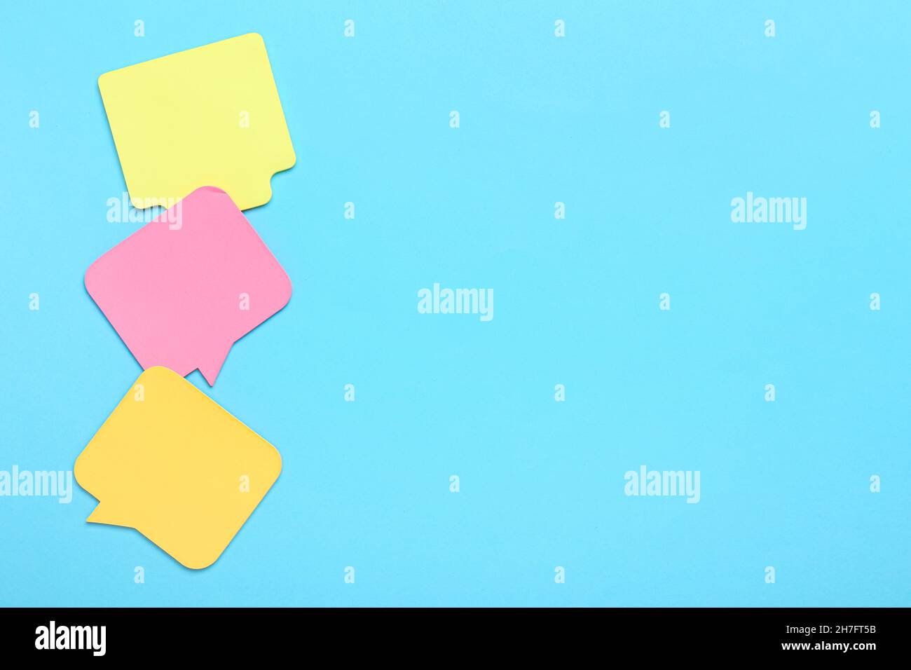 Sticky Notes Colorful Text Background Sticky notes on color background Stock Photo - Alamy