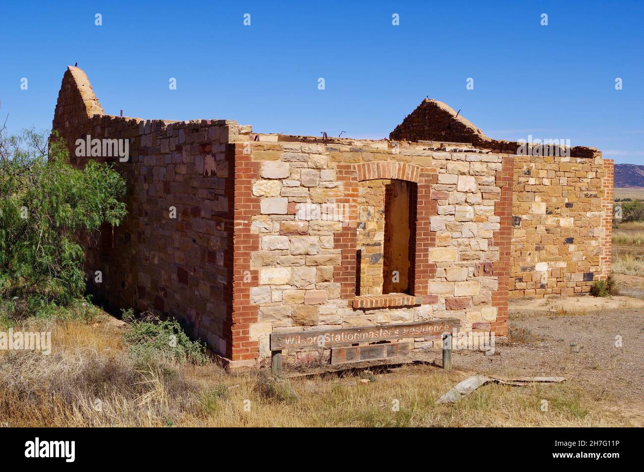 Wilson Stationmaster's Residence Flinders Ranges Way Stock Photo - Alamy