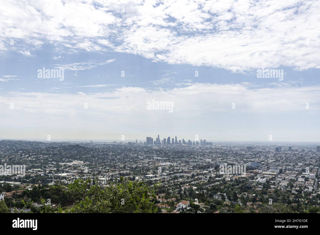 Aerial view of Los Angeles in California Stock Photo - Alamy