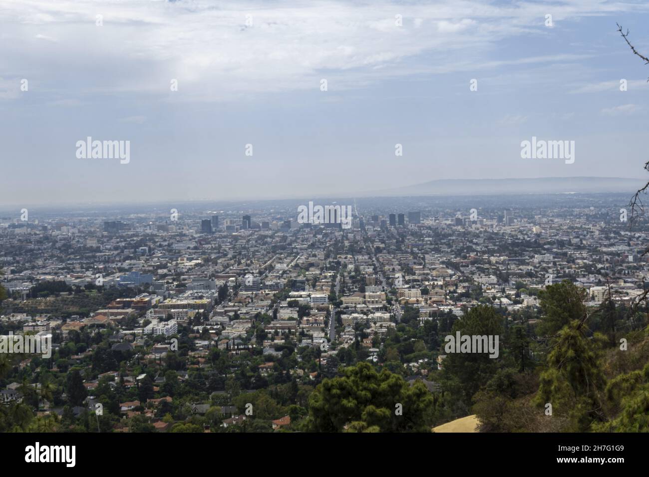 Aerial view of Los Angeles in California Stock Photo - Alamy