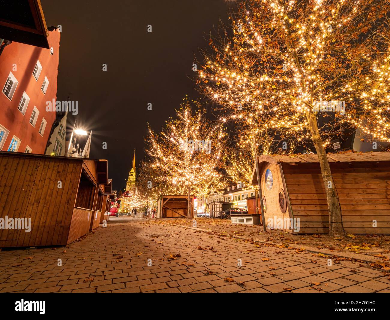 Bavarian Christmas Market during Lock Down Stock Photo - Alamy