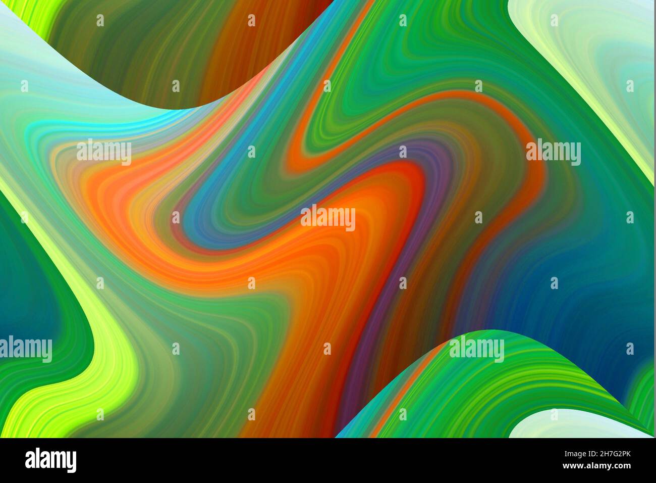 colorful vivid abstract seamless background, wave texture Stock Photo