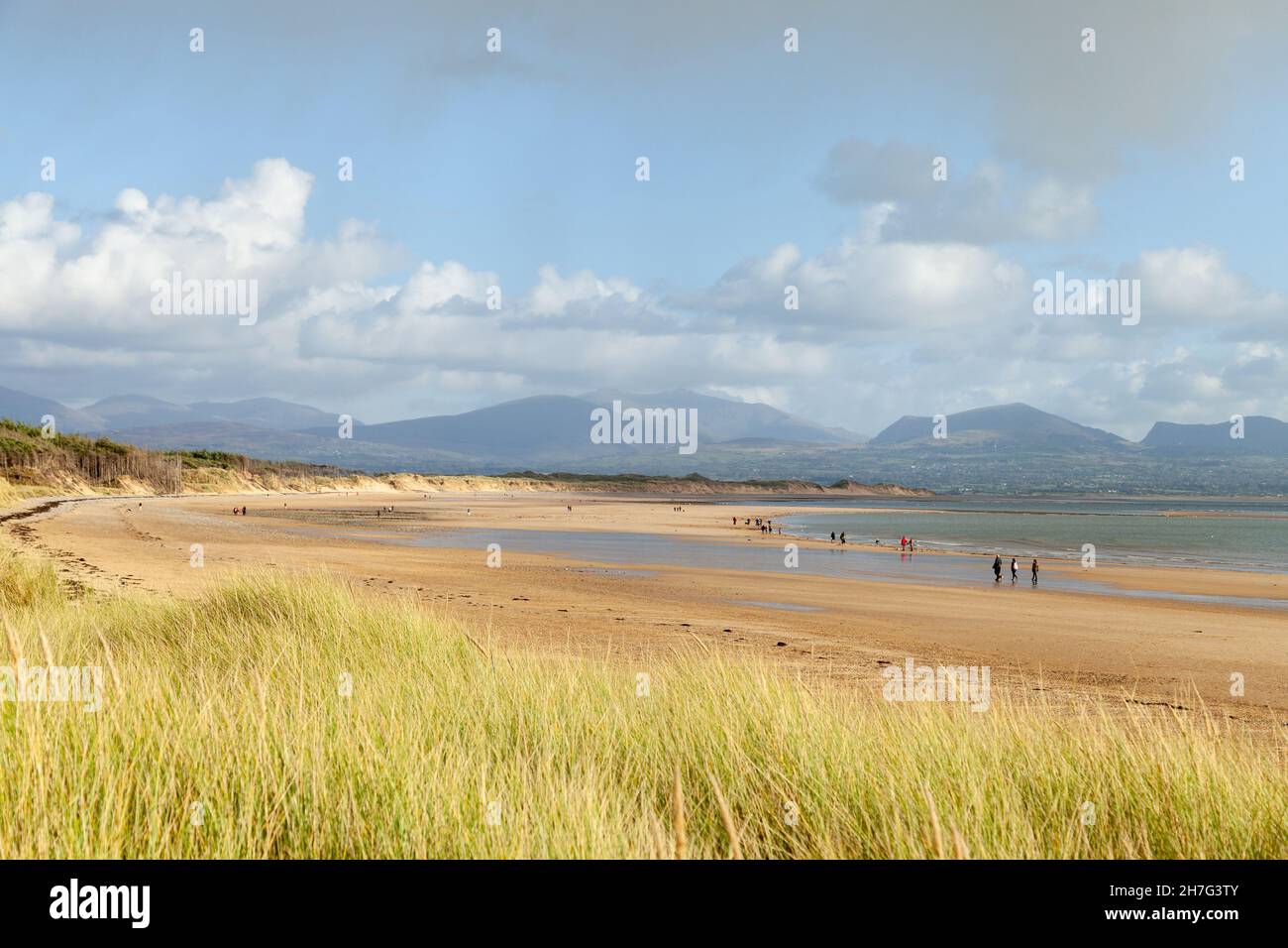 Newborough beach, Isle of Anglesey, Wales Stock Photo - Alamy