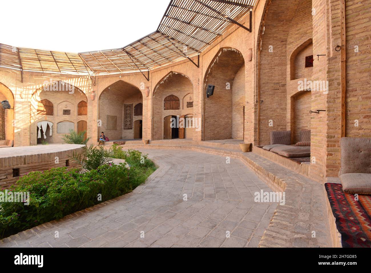 IRAN. YAZD. THE CARAVANSERAIL OF ZEINODIN HAS BEEN BUILT DURING THE