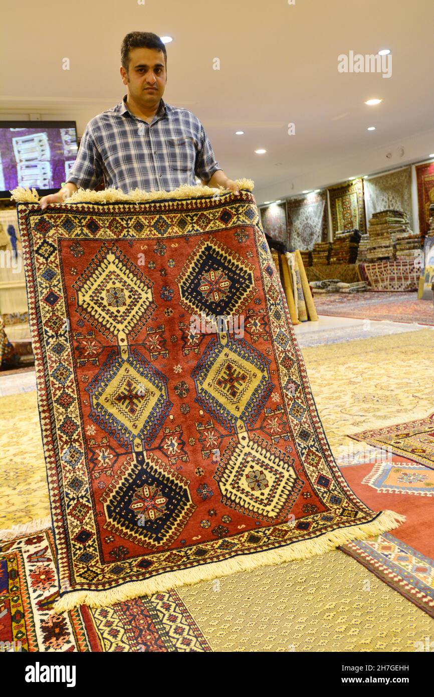 IRAN. IRANIAN RUG Stock Photo Alamy
