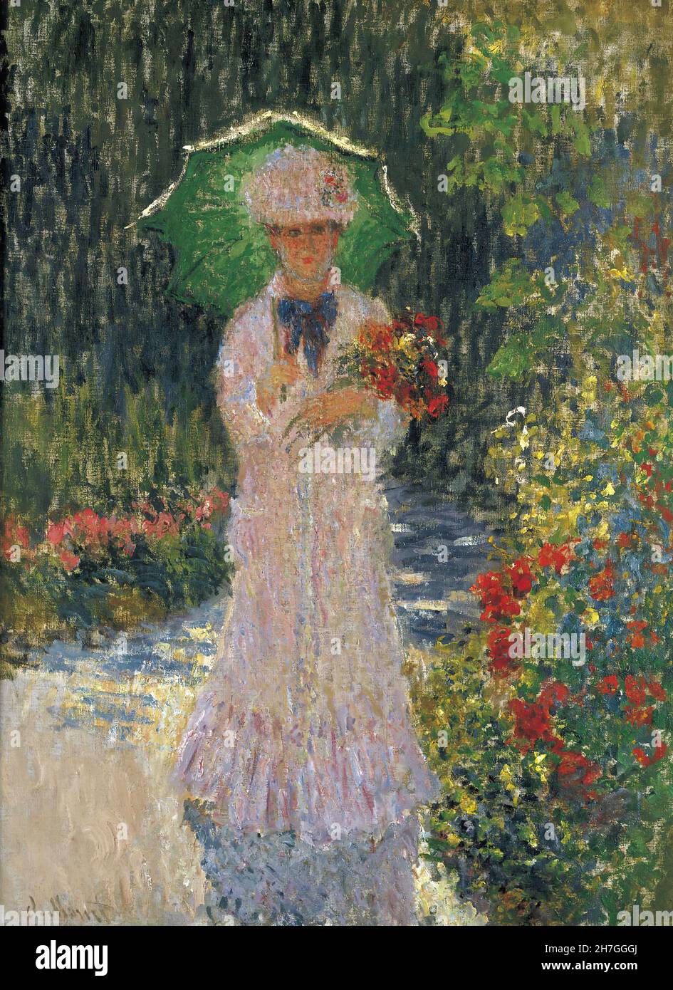Parapluie cannes Gainsboro Claude Monets Painting Umbrella 