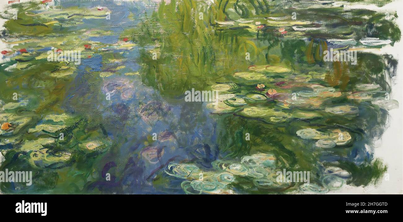 Claude Monet - The Pool with Waterlilies - 1917-19 Stock Photo