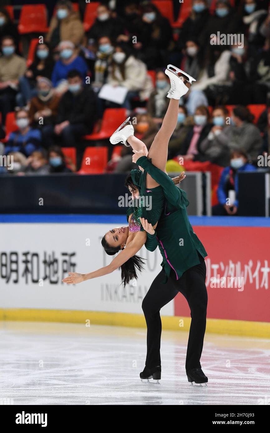 Jennifer JANSE VAN RENSBURG & Benjamin STEFFAN (Germany), during free